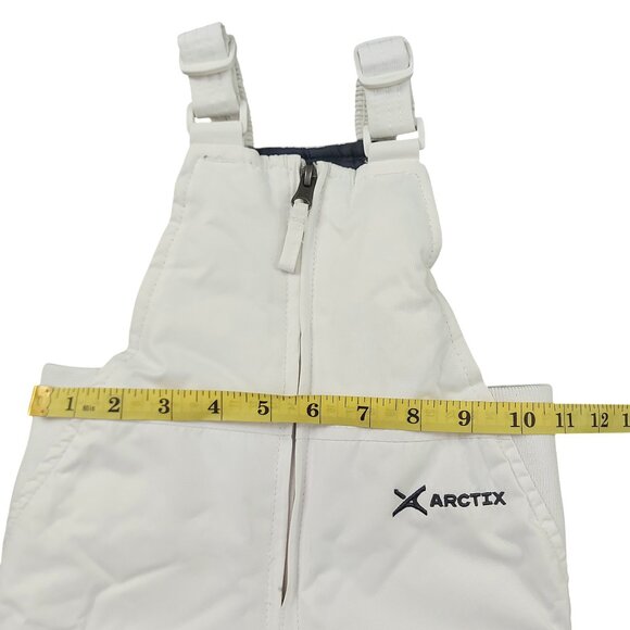 Arctix A6 Snow Bibs Baby 18 Months White Front Zip Insulated Winter Outdoor - Picture 9 of 12